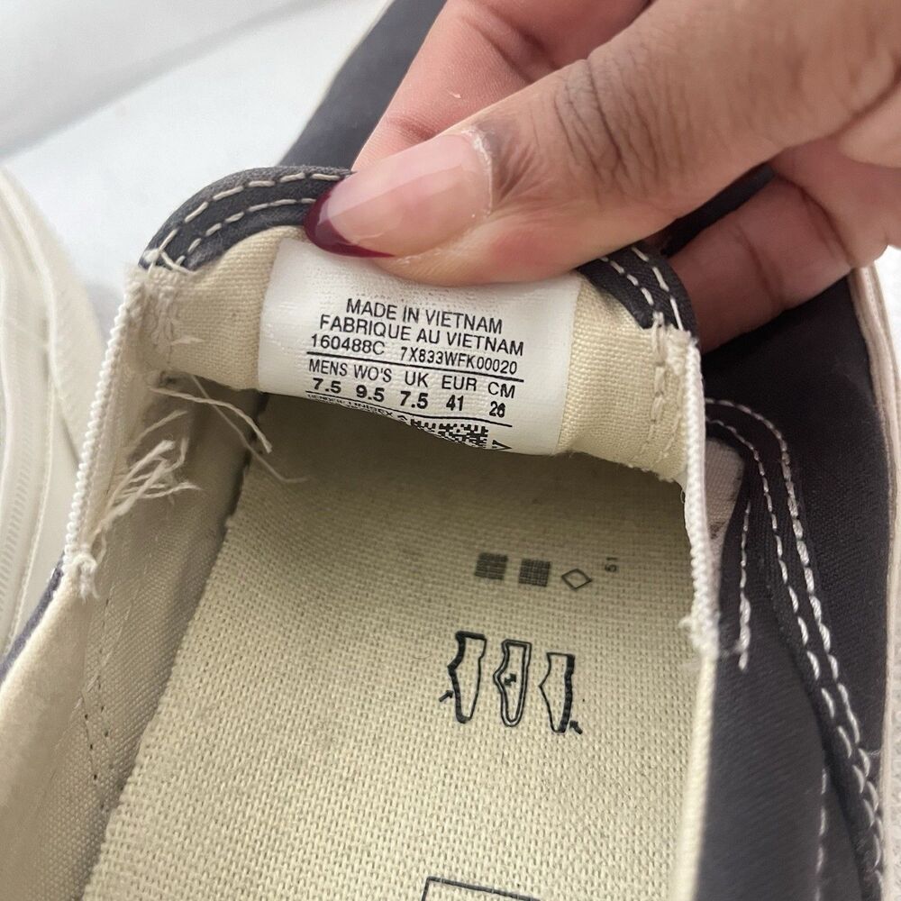 Converse Chuck Taylor Deck Star 67 Slip On Flamingo Sneakers Black Women 9.5 - Picture 9 of 10